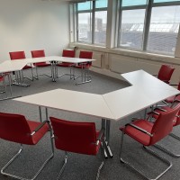 Eccles chair with Rayleigh folding leg table